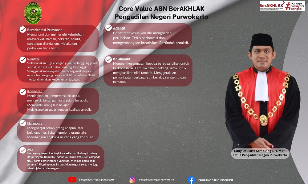 Core Value ASN BerAKHLAK Eddy