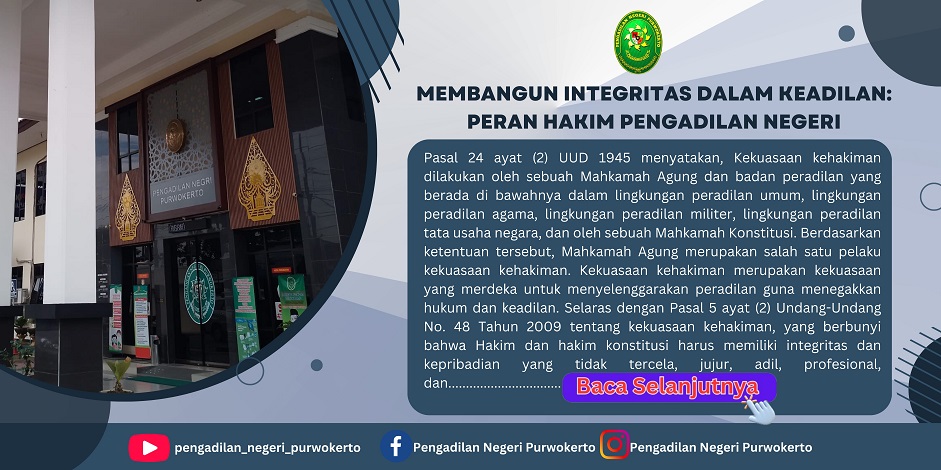 Membangun Integritas dalam Keadilan Peran Hakim Pengadilan Negeri 2